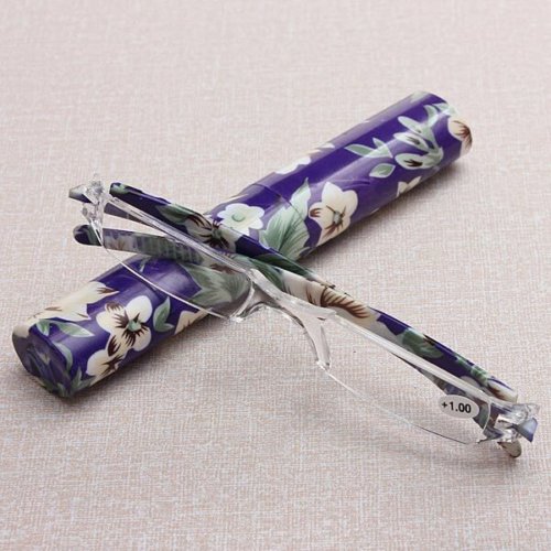 Lesebrille Orchid blue mit Hartbox – Bild 5