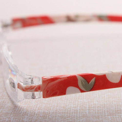 Lesebrille Orchid red mit Hartbox – Bild 4