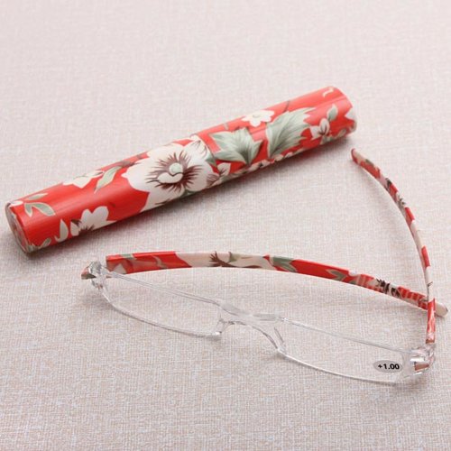 Lesebrille Orchid red mit Hartbox – Bild 5