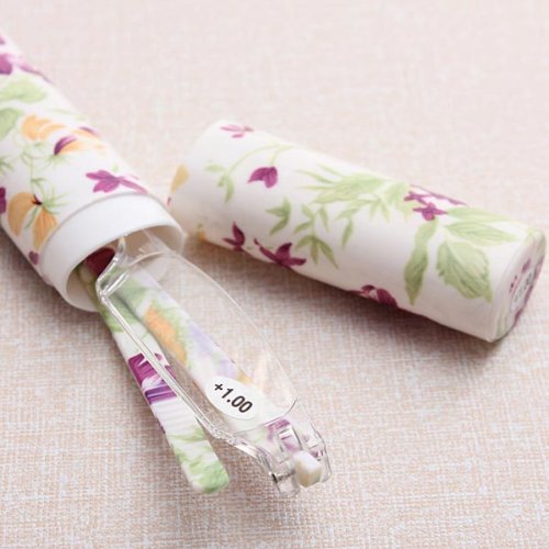 Lesebrille Orchid white mit Hartbox – Bild 6
