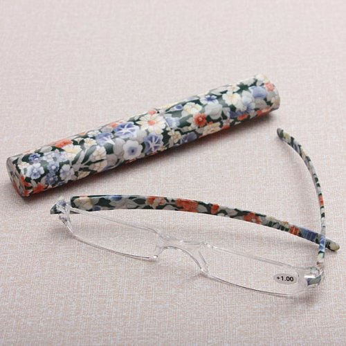 Lesebrille Flower Power mit Hartbox – Bild 3