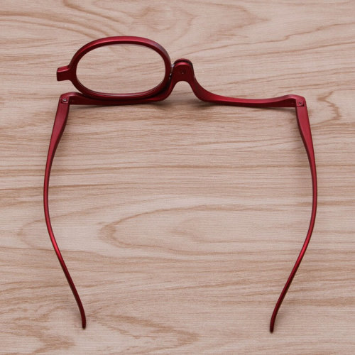 Makeup Brille rot