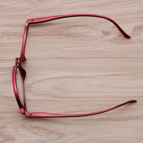 Make-up Brille rot