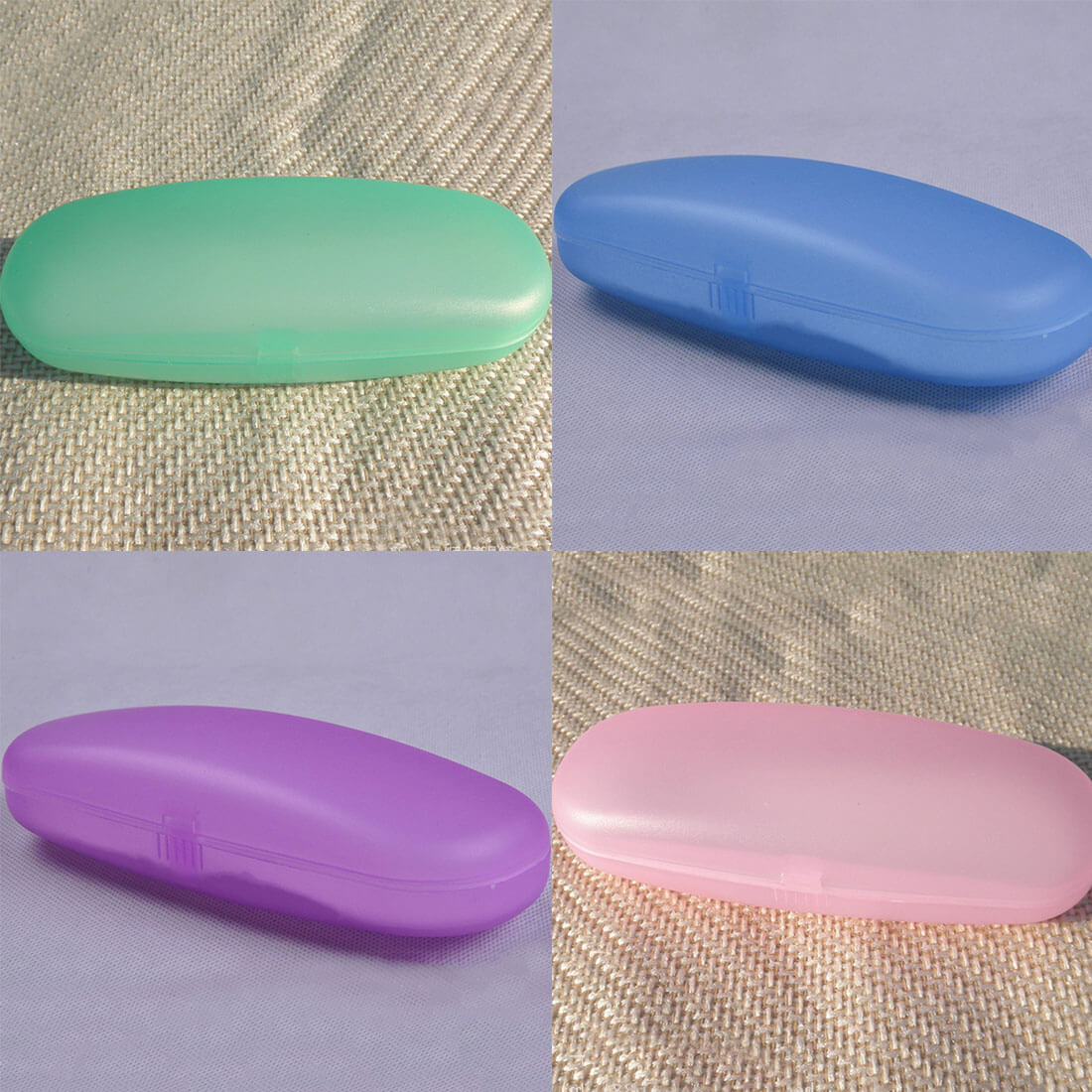 Brillenetui hartschale - transparent - modern - verschiedene Farben