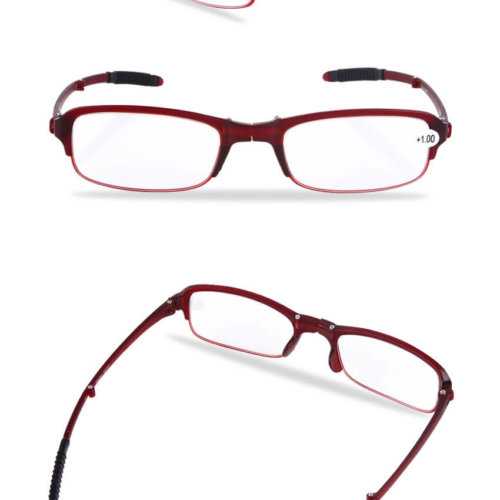 Lesebrille faltbar mit Etui rot 5