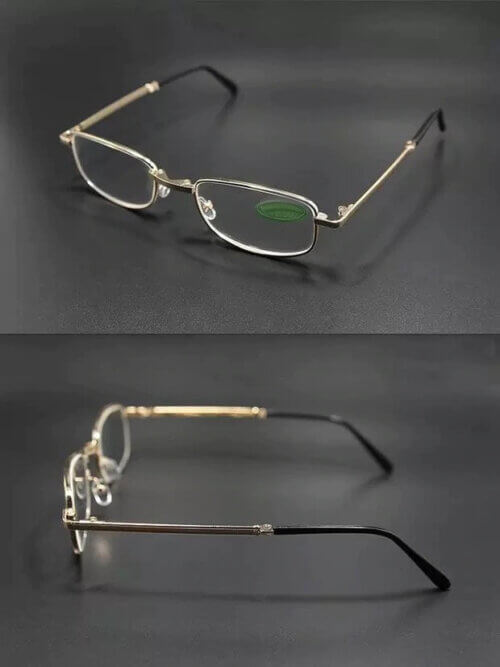 Lesebrille solid faltbar premium mit Etui – Bild 2