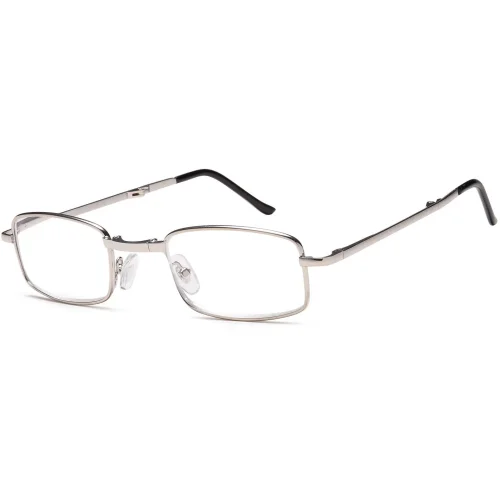 Lesebrille_solid_faltbar_silbern